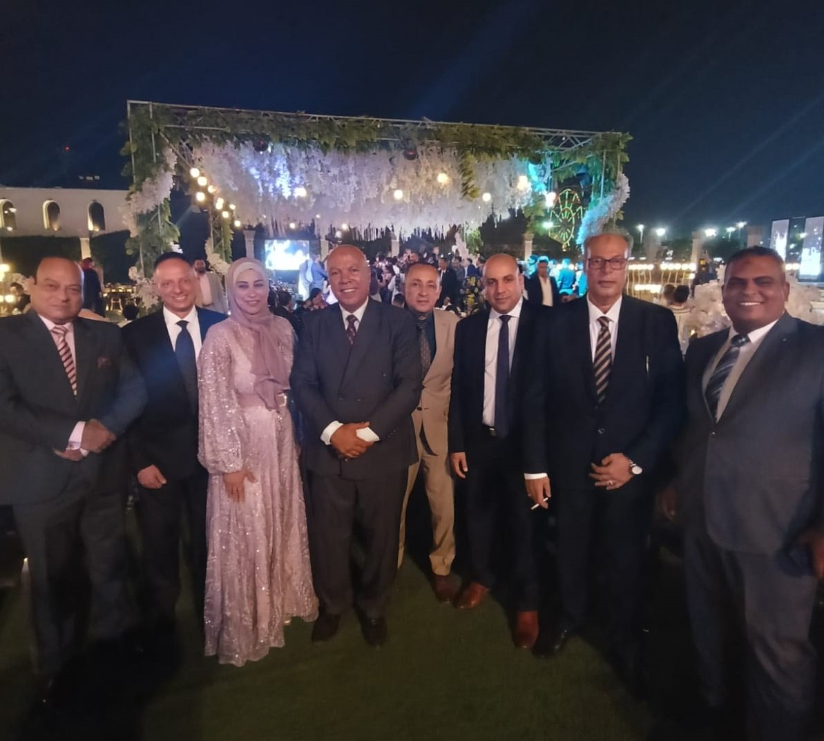 تهنئة قلبية بمناسبة زفاف نجل السيد/ إبراهيم يسري..رئيس مجلس إدارة الجمعية التعاونية للاسكان